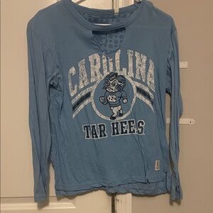 Pressbox Carolina Tar Heels Long Sleeve Blue Tee